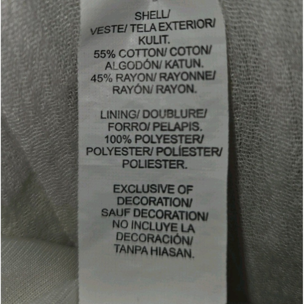 Lucky Brand Embroidered Sleeveless Dress Ivory/ Cream Boho Size Medium‎ - Picture 3 of 11